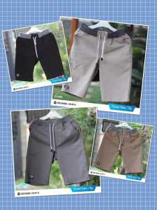 Celana Pendek Pria Chinos Warna Abu-abu