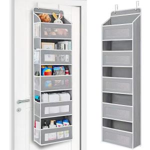 Thick style non-woven fabric door storage hanging bag large capacity home bedroom wardrobe hanging storage bag