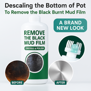 Noninvasive kitchen cleaner powerful black scale removal mud film cleaning