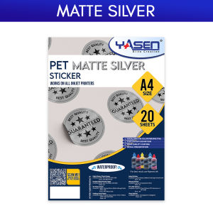Yasen PET Printable Label Sticker Waterproof 180GSM A4 Size