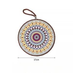 Sacesr Creative High Temp Resistant Pads Heat Proof Pot Mats Ceramic New Chinese Table Pad Non Slip Desktop Decoration Dish Coaster 9N5Q1