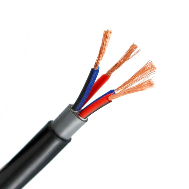 4 Core Pure Copper Audio Speaker Cable Home Theater Center Surround Line Bulk Audio Amplifier