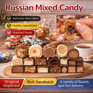 Russian Flavor Mixed Chocolate Candy Gift Bag Toffee Candy Nuts Chocolate Party Share Healthy Chocolate