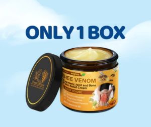 Bee Venom & Turmeric Joint Relief Cream – Natural Anti-Inflammatory Pain Relief for Back Knees Shoulders and Muscle Aches