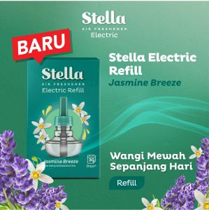 Stella Air Freshener Electric Refill Jasmine Breeze 25ml - Pengharum Ruangan Elektrik Pewangi Rumah
