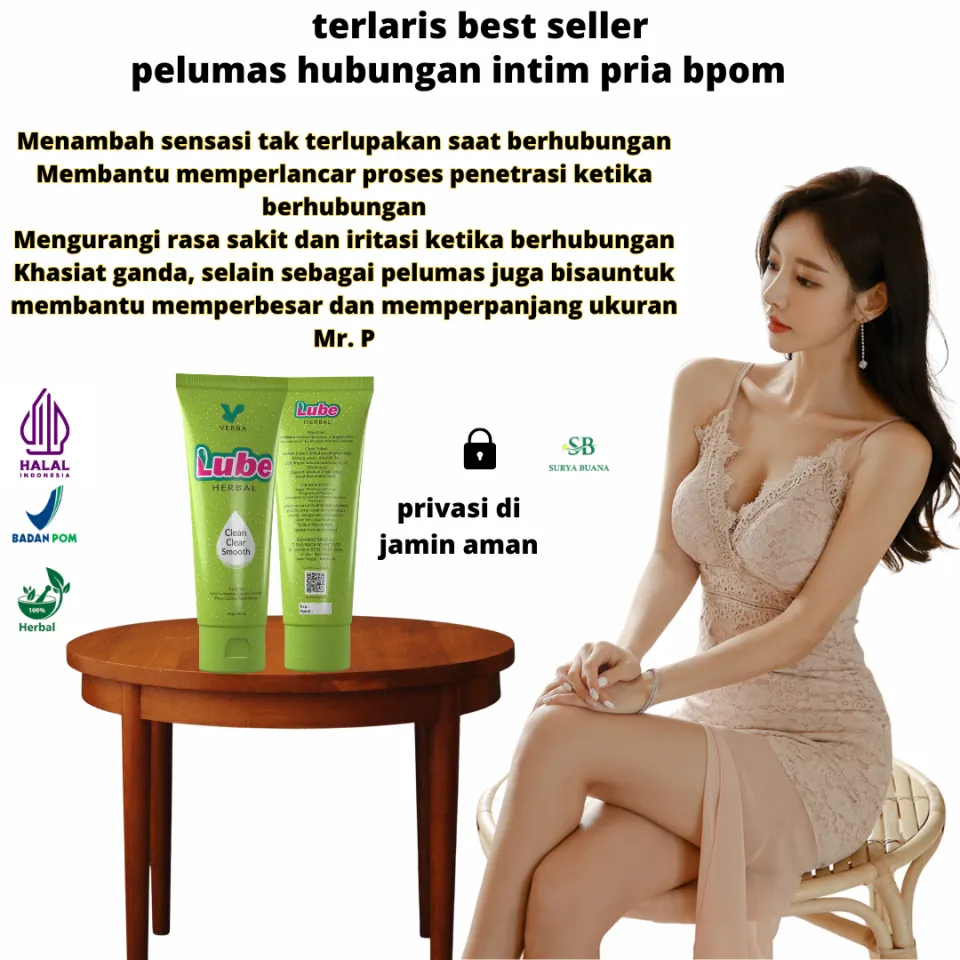 TERLARIS VERBALUBE pelumas gel oil hubungan intim alami suami istri sex  seex vagina miss v anal seksual pria tahan lama sutra rasa buah licin aman  wangi durex vigel plus sutra | Lazada