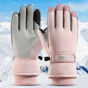 CLOTH Warm Winter Ski Gloves Ultralight Anti-Slip Driving Gloves Multifunction Full Finger Snowboard Mittens Men/Women