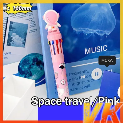 Kawaii 10-Colors Ballpoint Pen Cute Animal Girls Writing Notebooks Office Stationary School Supplies