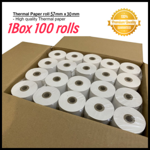 Thermal Receipt Paper Roll 57mm x 50mm 57x40mm 57x30mm Thermal Receipt Roll / Foodpandx Grxb Thermal Paper Roll / Thermal Receipt Paper