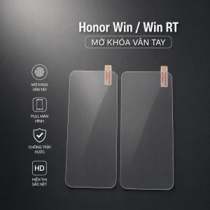 Kính cường lực Honor Win  Win RT trong suốt Mở khóa vân tay