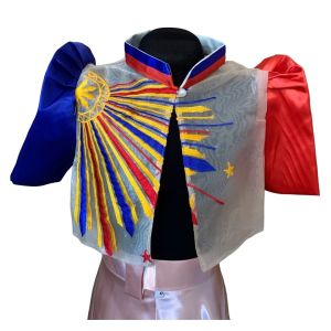 Baby Fourths Couture Buwan ng Wika Modern Filipiniana Bolero for Kids Philippine National Costume