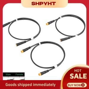 SHPYHT✨ 1Pcs 3 Pin Conversion Connector Cable For BAFANG Electric Bicycle Motor Drive Thumb Throttle Ebike Male Female Extension Cable Sensor