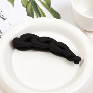ANANAA Frosted Plastic Banana Clip Women Girls Party Twist Hairpins Hair Accessories Ponytail Holder