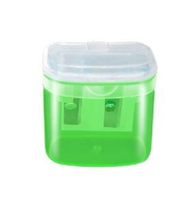 1pcs Double Hole Pencil Sharpener Manual Mechanical Pencil Sharpener Hole School Supplies Pencil Sharpener