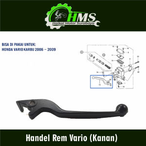 Handel Rem Vario (Kanan) - Handle Tuas Pegangan Lever Rim Depan Honda Vario Karbu Lama Old 110 Vario