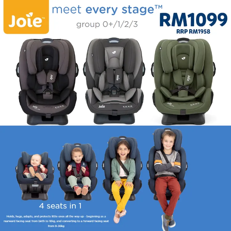 Joie car seat clearance up to 12 years