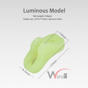 5pcs Outdoor Camping Tent Luminous Anti-Skid Adjustable Rope Buckle Self-Luminous Safety Triangular Canopy Accessory