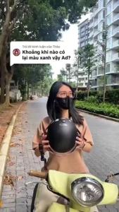 mũ bảo hiểm nửa đầu có kính chính hãng sundy a33k nhiều màu sắc