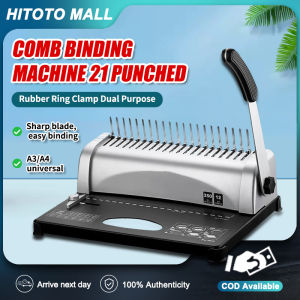 Heavy Duty Binding Machine 21 Hole Office School Home Comb Binding Machine A4/A3 Size
