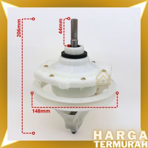 GEAR BOX MESIN CUCI DENPOO | GEARBOX MESIN CUCI 2 TABUNG DENPOO | GIRBOX DENPOO | GEARBOX DENPOO