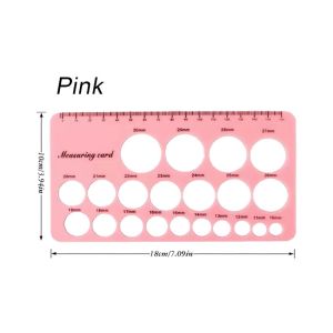 Silicone Nipple Measuring Card Breast Pump Flange Circle Ruler Sizing Tool Efficient Breast Feeding Supplies Accessory