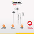 [Remax Audio] RM-610D Series Type-C/iPhone Wired Earphone with 3D Surround & Noise Isolating Mic, Metal Build for Mobile Game/Call. 