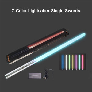 RGB Star Wars Lightsaber Cao cấp nhôm sạc Lightsaber LED nhấp nháy 2 trong 1 7/15 đầy màu sắc Power FX Duel Sabre Đồ chơi trẻ em Quần áo Đồ chơi Quà tặng