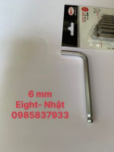 [Freeship + tặng quà 19k] Lục giác 6 mm chữ L ngắn đầu bi T-6 Eight Nhật vặn ốc chìm tuổi thọ dài tại Máy cầm tay NTT bảo hành dài hạn dễ thao tác chống trơn trượt