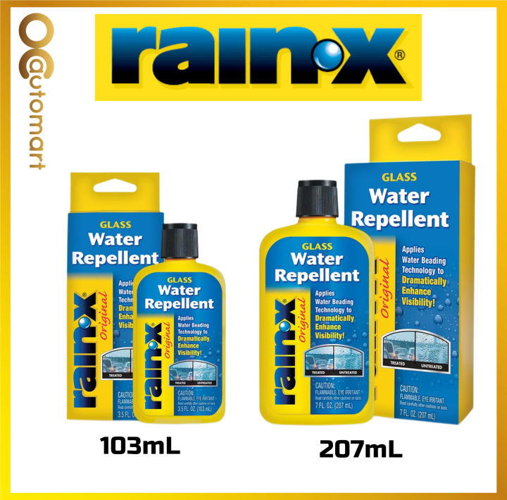 RainX 103mL / 207mL Water Repellent Rain X Rainx Window Glass