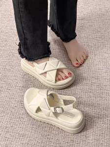 COD Sandal Wedges Tali Straps Wanita SSK 785 TANPA KOTAK SEPATU