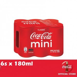 6x180ml Classic Coca-Cola Mini