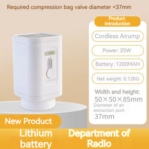 Vacuum Compression Bag Travel Storage Bag Mini Air Electric Pump