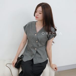 ORECCA - Verla Blouse Atasan Wanita Lengan Pendek