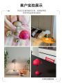 Nordic flower bud table Danish classic vintage mushroom lamp, charging touch bedroom ins atmosphere bedside lamp Lighting-Table Lamps. 
