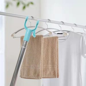 Clothes Drying Rods Scalable Clothing Fork Panungkit Ng Damit Adjustable Clothes Retractable Pole