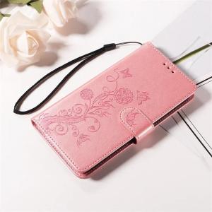 Leather Flip Case for Sony Xperia 10 5 1 vii vi v 2025 2024 2023 Flower Butterfly Embossed Cards Wallet Phone Cover