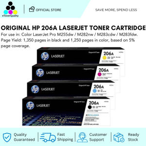 Original HP 206A CMYK LaserJet Toner Cartridge