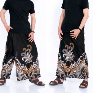 Celana Kain Panjang Sarung Bentuk Celana Instan Sholat Batik Pria Muslim Laki Laki Dewasa dan Remaja Ukuran Jumbo Tersedia Warna Putih Hitam Merah Tayyip