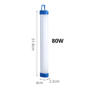 ED 3 Modes 30W 60W 80W Led Lithium Battery Night Market light USB Rechargeable Tube Lamp For Pasar Malam Light Outdoor