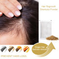 Eelhoe Hair Regrowth Shampoo Powder Ginger Strong Anti-Hair Loss Moisturizing Deep Cleansing Anti-Itching Non-Irritating Shampoo Powder Stimulate Hair Roots And Hair Improve Scalp Blood Circulation Hair Care 10pcs. 