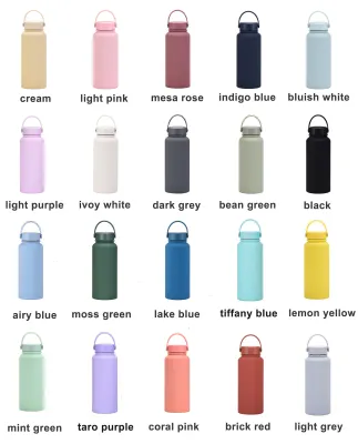 Thermal Flask 1000ml 650ml 500ml Water Bottle Vacuum Insulated Bottle Stainless Steel Coffee Cup