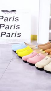 WomenS Shoes Versatile Summer Slip-On Outdoor Slippers Fashionable Polyurethane Casual Shoes