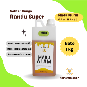 Madu Randu 1kg | Madu Asli & Murni | Raw Honey | Madu Alhamra