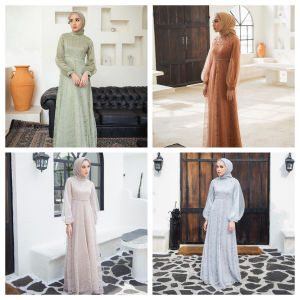 GAMIS TERBARU NADINE PREMIUM DRESS SUPER MEWAH GAMIS LACE BRUKAT GAMIS MUSLIM GAMIS KONDANGAN GAMIS PESTA