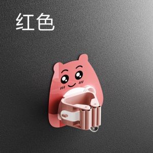 PENGGANTUNG PENYAPU & MOP BUBBLE BEAR | CANGKUK DINDING KUAT | PEMEGANG MOP / BERUS DINDING JIMAT RUANG BUBBLE BEAR MOP CLIP STRONG WALL MOUNTED BATHROOM HOOK MOP HOOK BROOM STORAGE HOOK WALL-MOUNTED MOP HOLDER STORAGE A