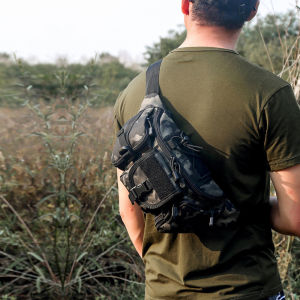 Tas Slempang Pria Tactical 2024 Tas Pinggang Cowok Tentara Waistbag Laki Army Loreng