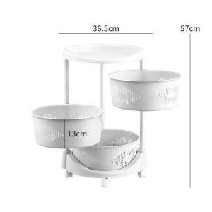 ATRIZ Rak Troli Susun Plastik Serbaguna dan Kokoh