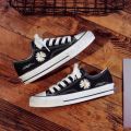Giày thể thao nữ Giày nữ CV thấp cổ thêu hoa cúc,Giày CONVERSE. 