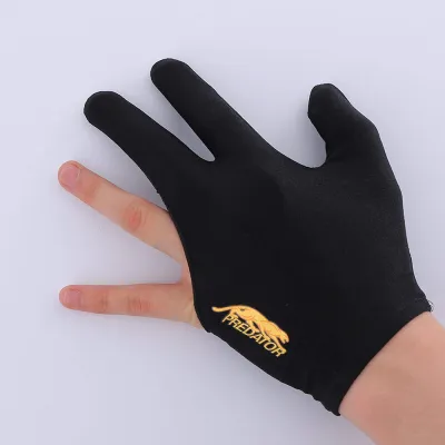 Snooker Billiard Cue Glove - Left Hand Three Finger Open Design For Men and Women