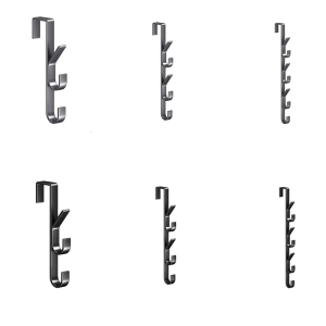 Multipurpose Stylish Themed Door Hook No Damage Wall Mounted Key and Towel Organizers Home Organization Daily Use